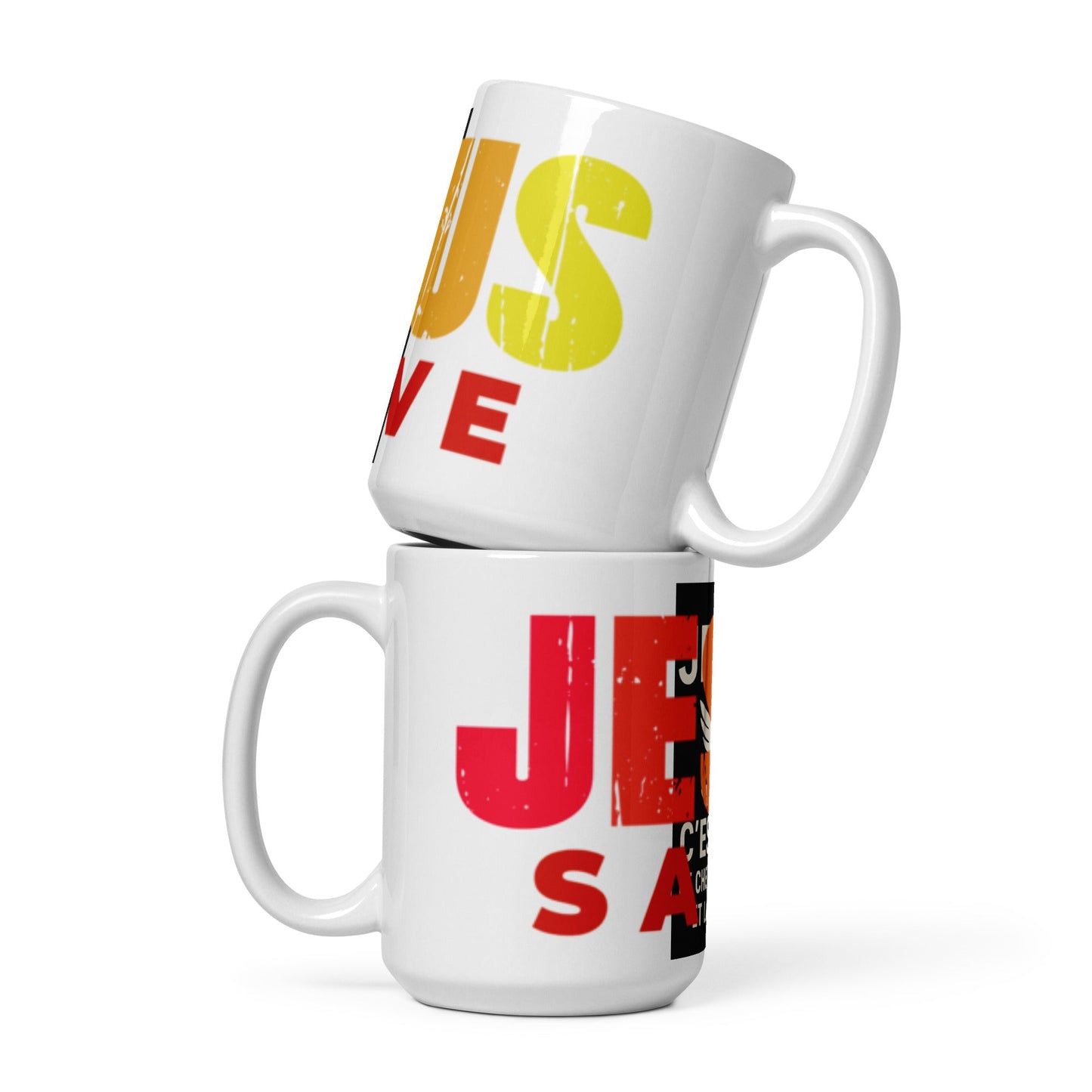 Mug Blanc Brillan jesus le cheminMUGGoVibeshop777