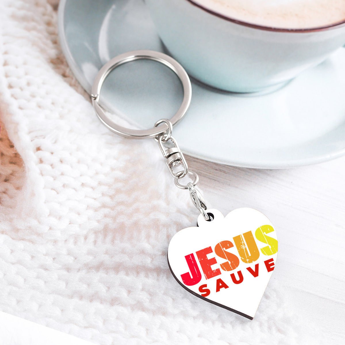porte clé jesus sauveJewelry & AccessoriesGoVibeshop777
