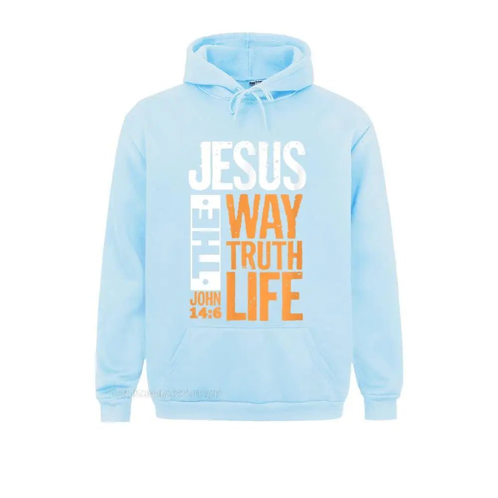 Pullover a capuche Jesus la véritéGoVibeshop777