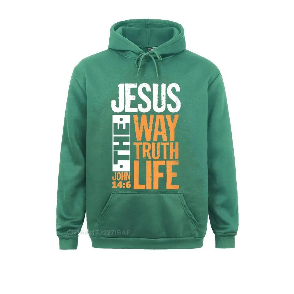 Pullover a capuche Jesus la véritéGoVibeshop777