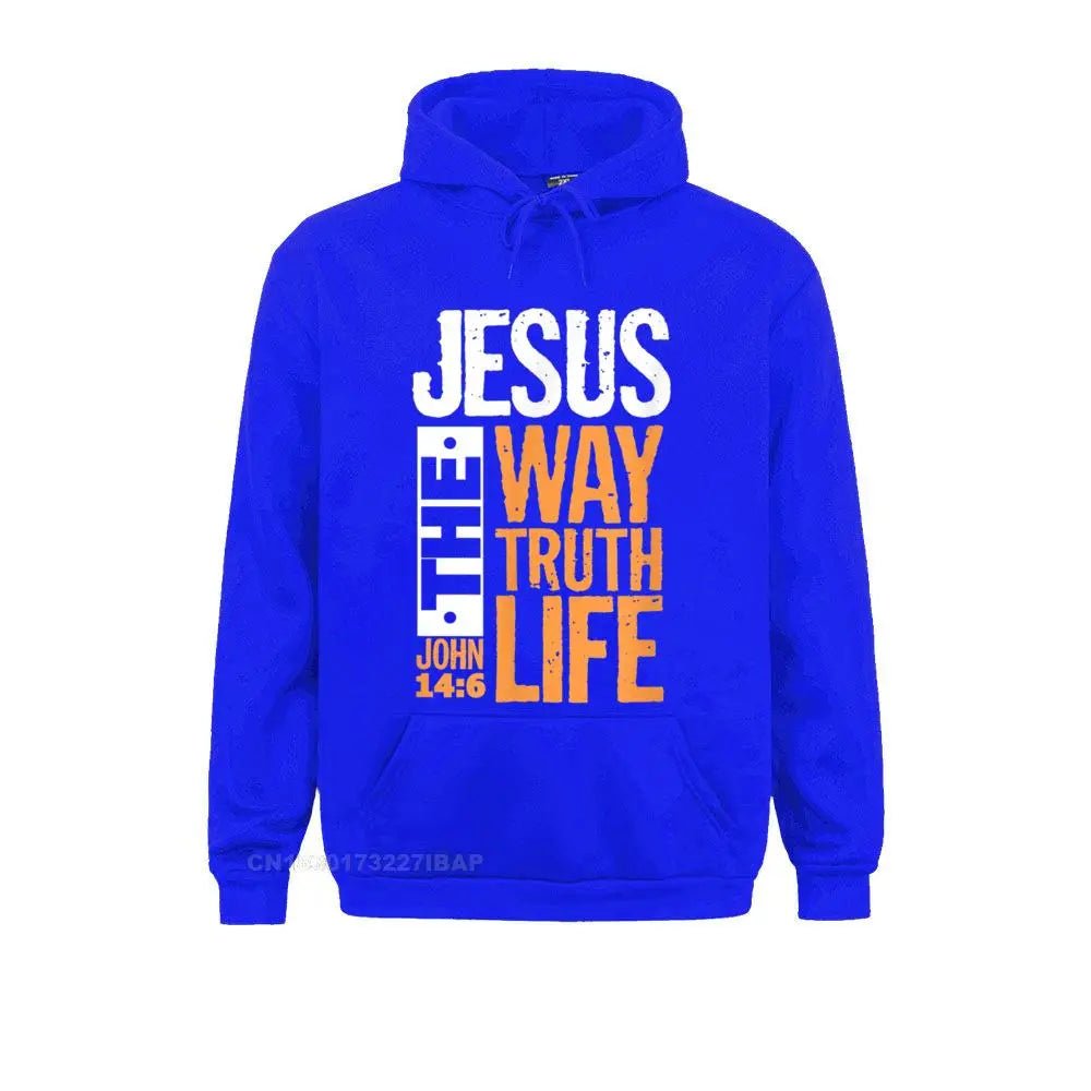 Pullover a capuche Jesus la véritéGoVibeshop777