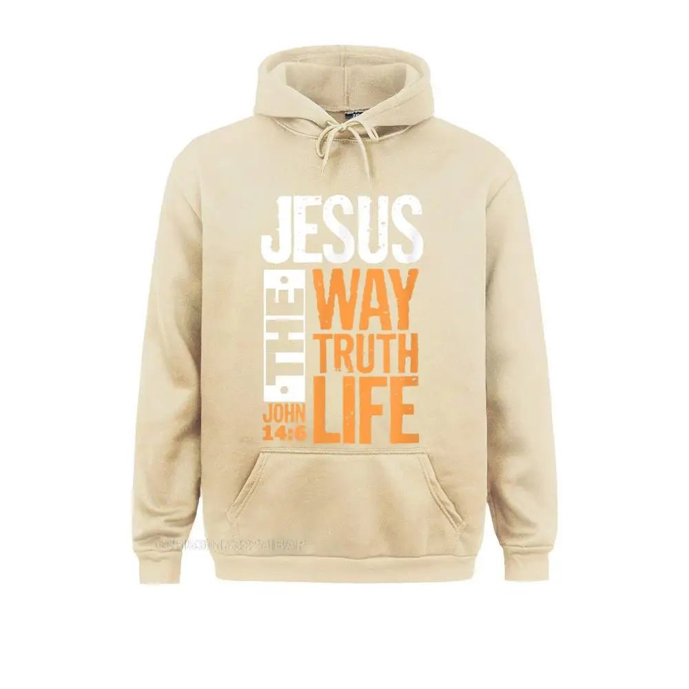 Pullover a capuche Jesus la véritéGoVibeshop777