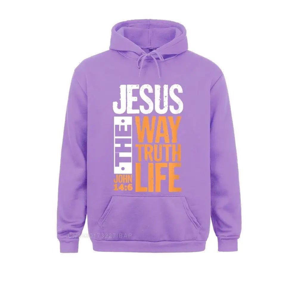 Pullover a capuche Jesus la véritéGoVibeshop777
