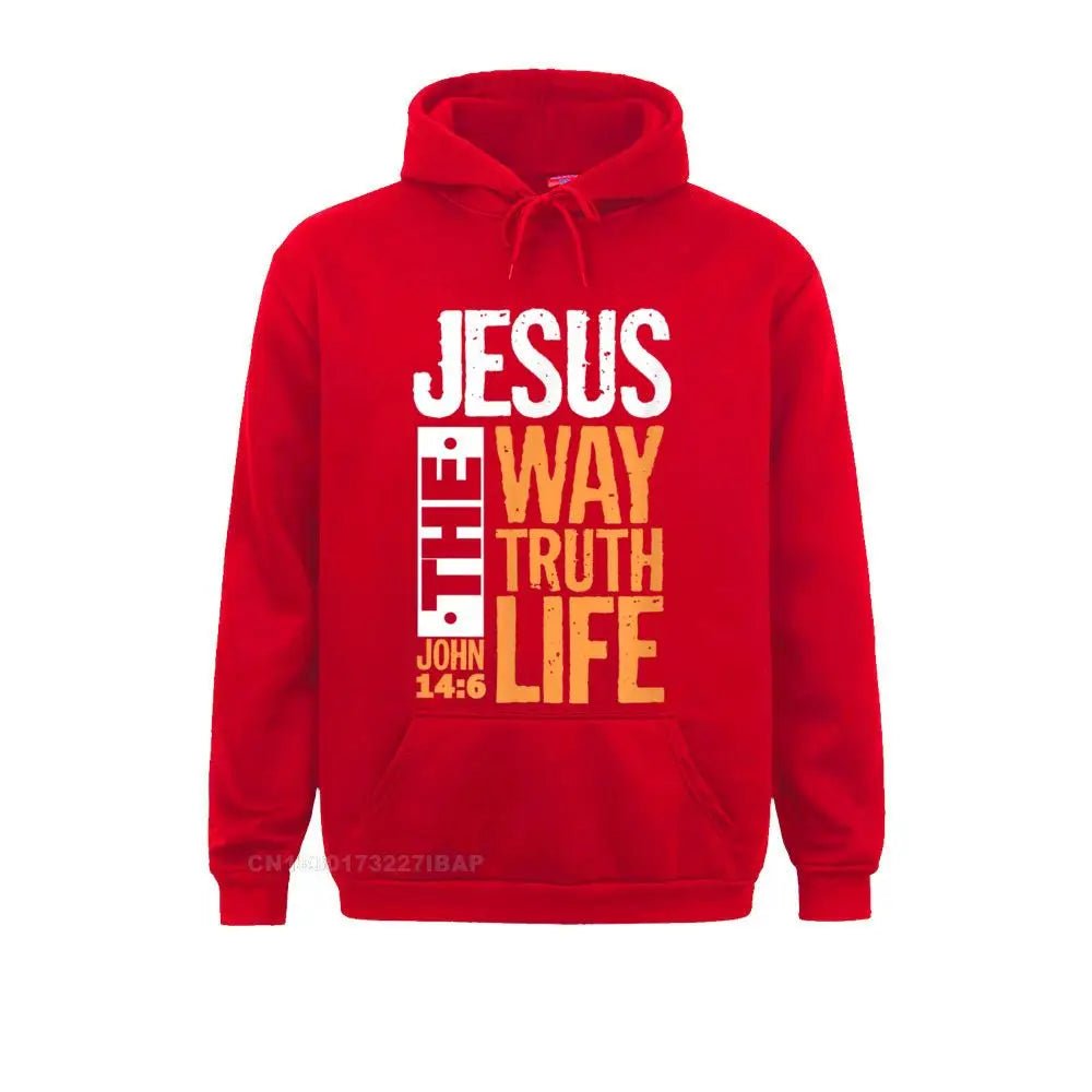 Pullover a capuche Jesus la véritéGoVibeshop777