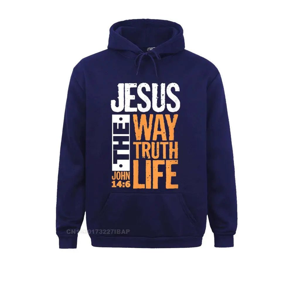 Pullover a capuche Jesus la véritéGoVibeshop777