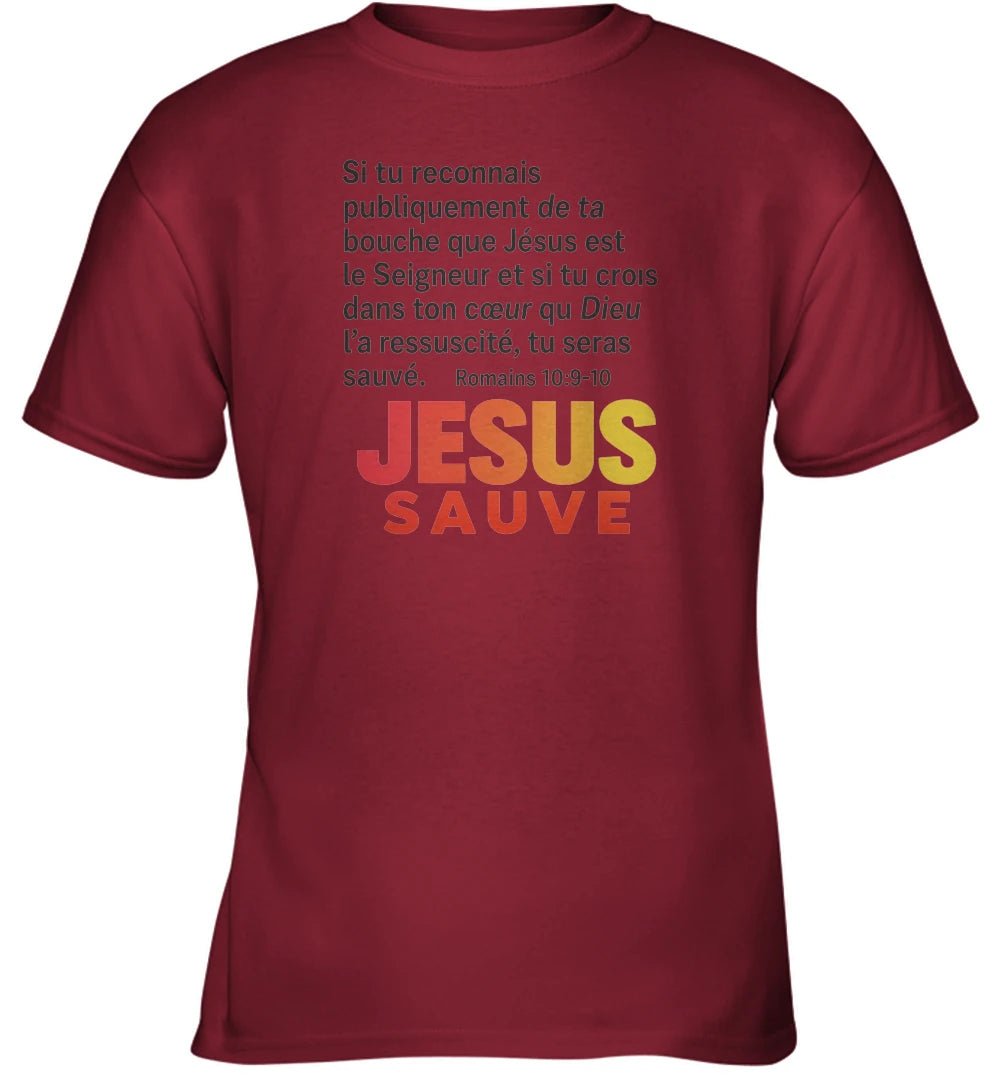🌟 T-shirt Gildan Heavy Cotton 5000B – Jesus sauveGoVibeshop777