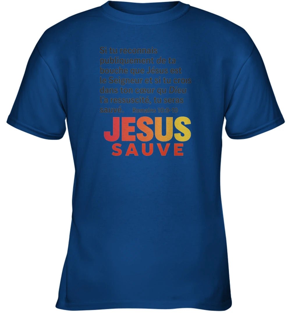 🌟 T-shirt Gildan Heavy Cotton 5000B – Jesus sauveGoVibeshop777