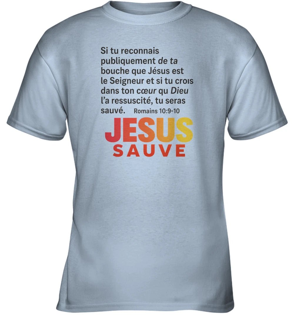 🌟 T-shirt Gildan Heavy Cotton 5000B – Jesus sauveGoVibeshop777