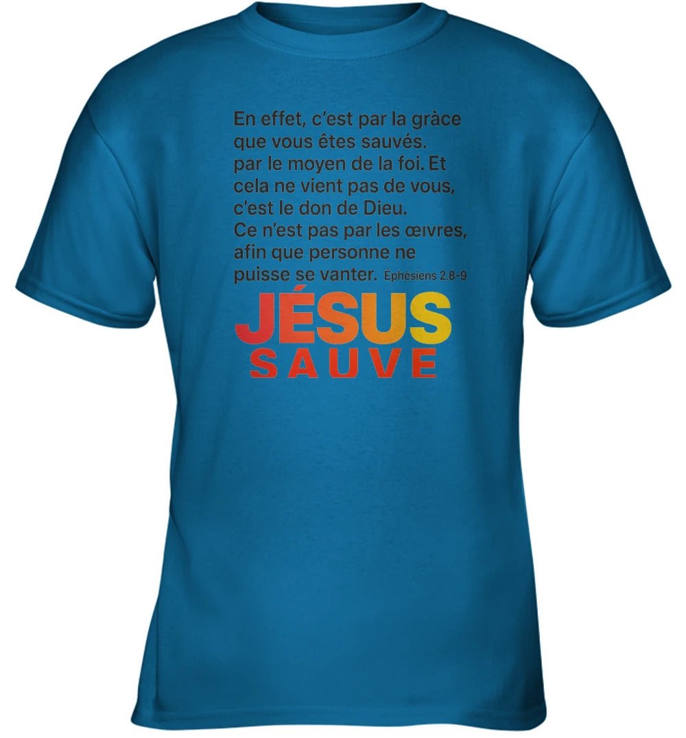 🌟 T-shirt Gildan Heavy Cotton 5000B – Jesus sauveGoVibeshop777