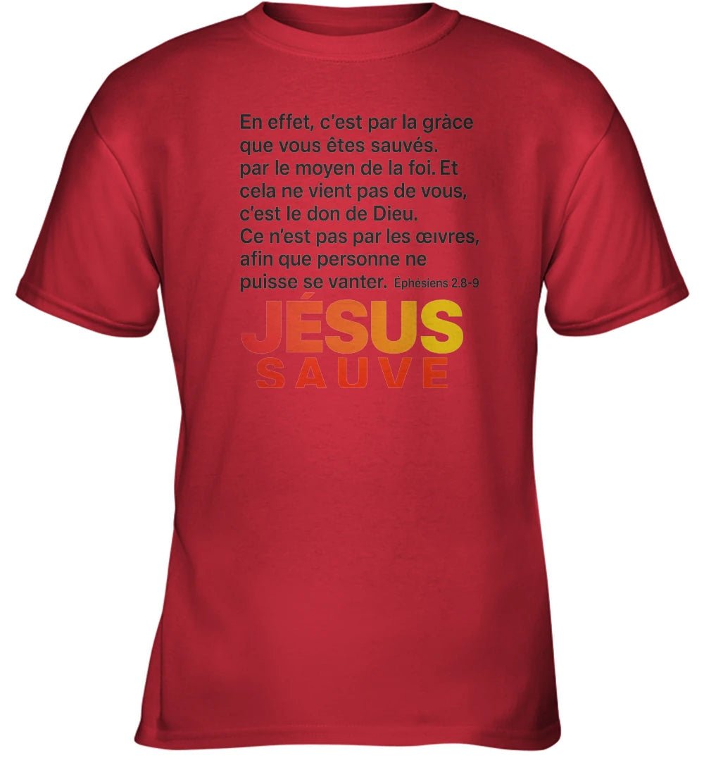 🌟 T-shirt Gildan Heavy Cotton 5000B – Jesus sauveGoVibeshop777