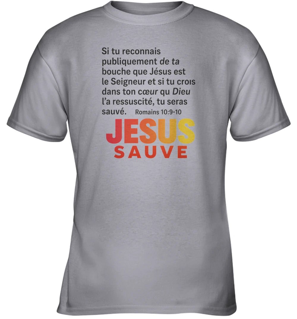 🌟 T-shirt Gildan Heavy Cotton 5000B – Jesus sauveGoVibeshop777