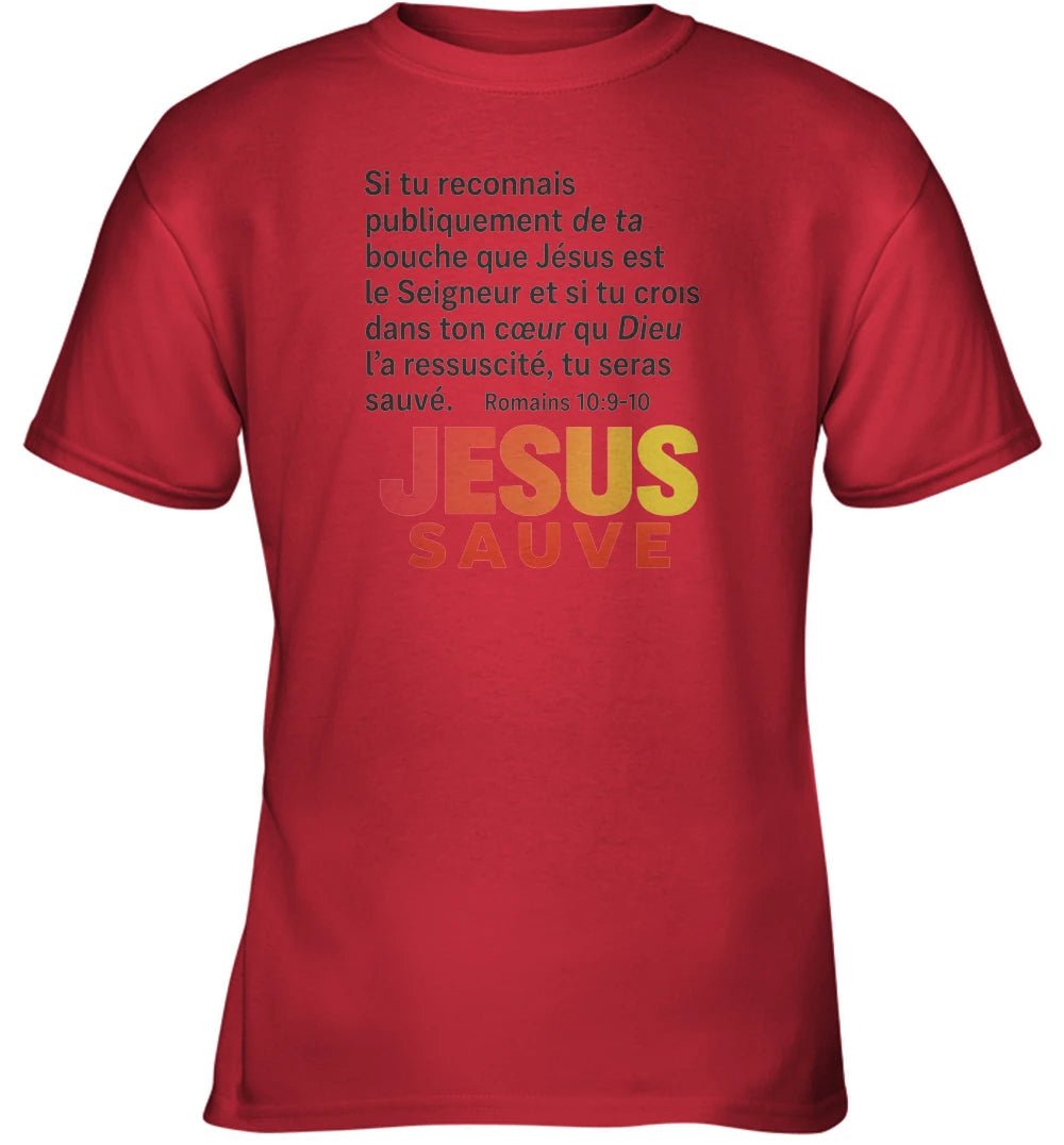 🌟 T-shirt Gildan Heavy Cotton 5000B – Jesus sauveGoVibeshop777