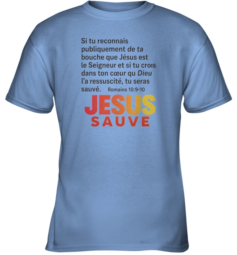 🌟 T-shirt Gildan Heavy Cotton 5000B – Jesus sauveGoVibeshop777