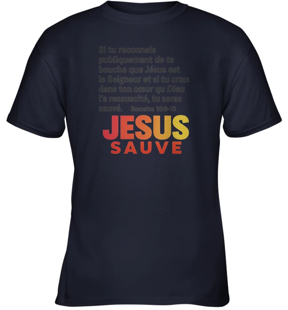 🌟 T-shirt Gildan Heavy Cotton 5000B – Jesus sauveGoVibeshop777