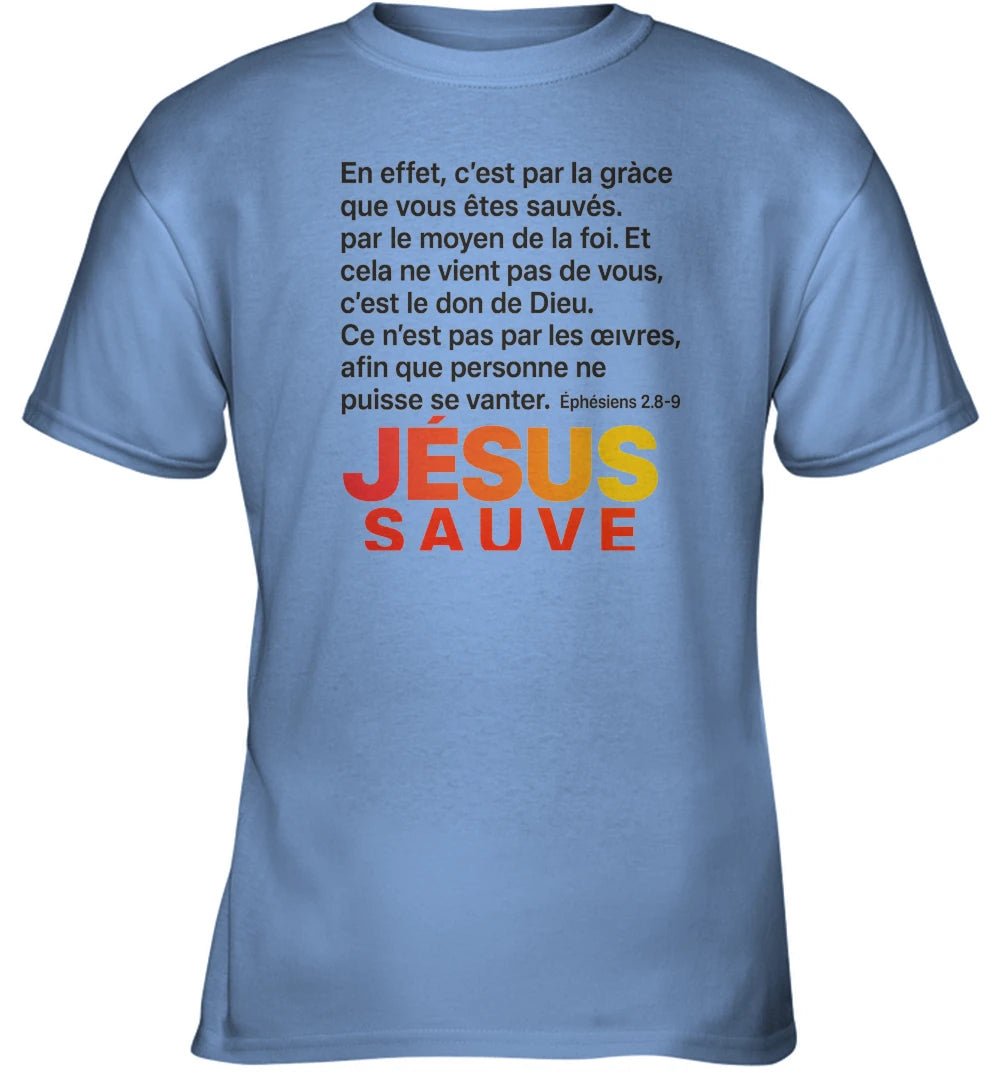 🌟 T-shirt Gildan Heavy Cotton 5000B – Jesus sauveGoVibeshop777