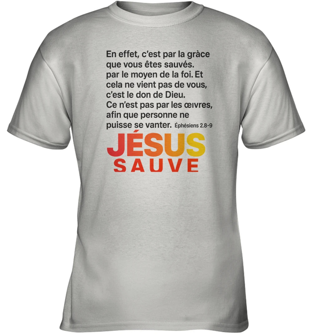🌟 T-shirt Gildan Heavy Cotton 5000B – Jesus sauveGoVibeshop777