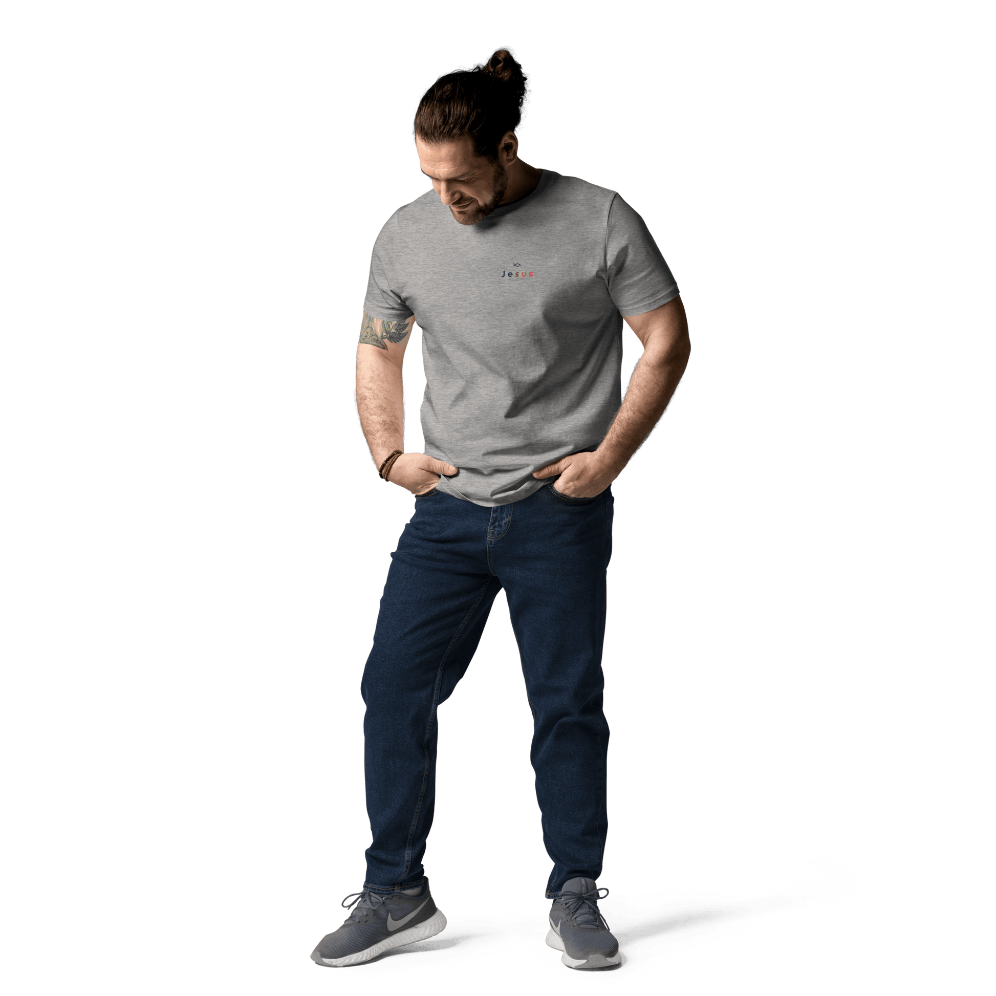 T-shirt unisexe en coton biologique jesus sauveT - SHIRTGoVibeshop777