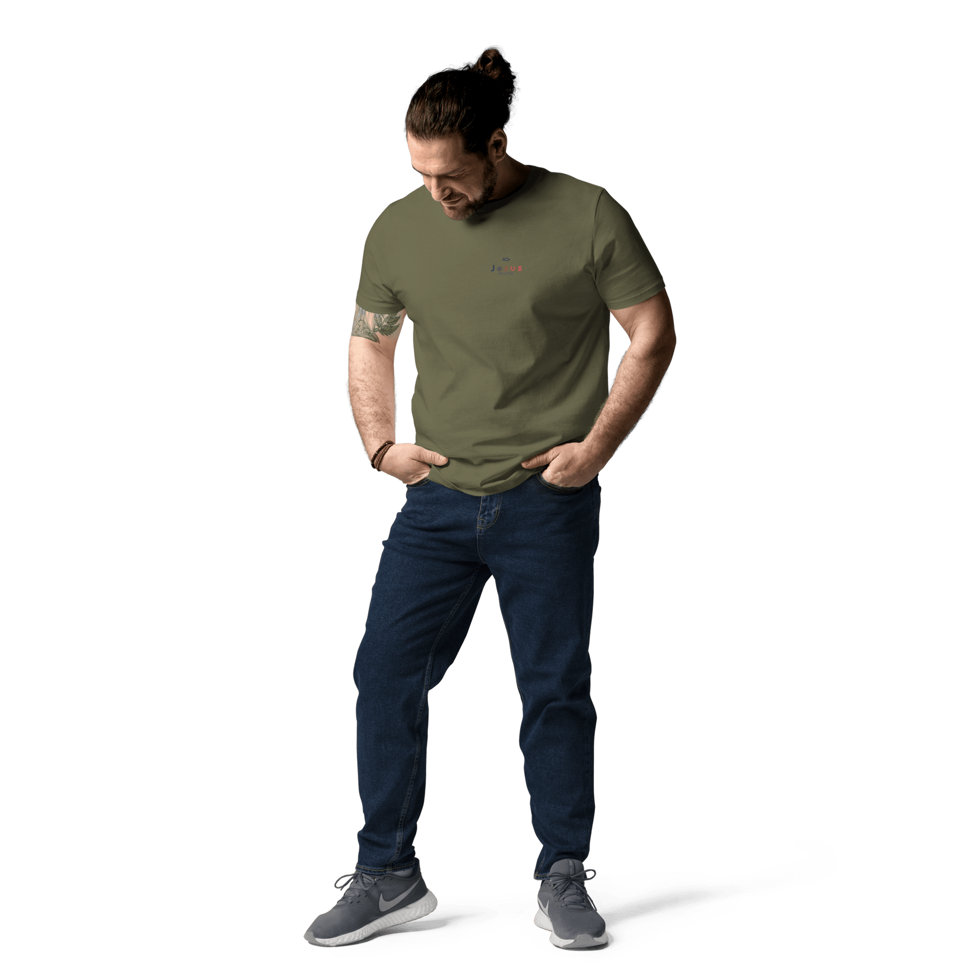 T-shirt unisexe en coton biologique jesus sauveT - SHIRTGoVibeshop777