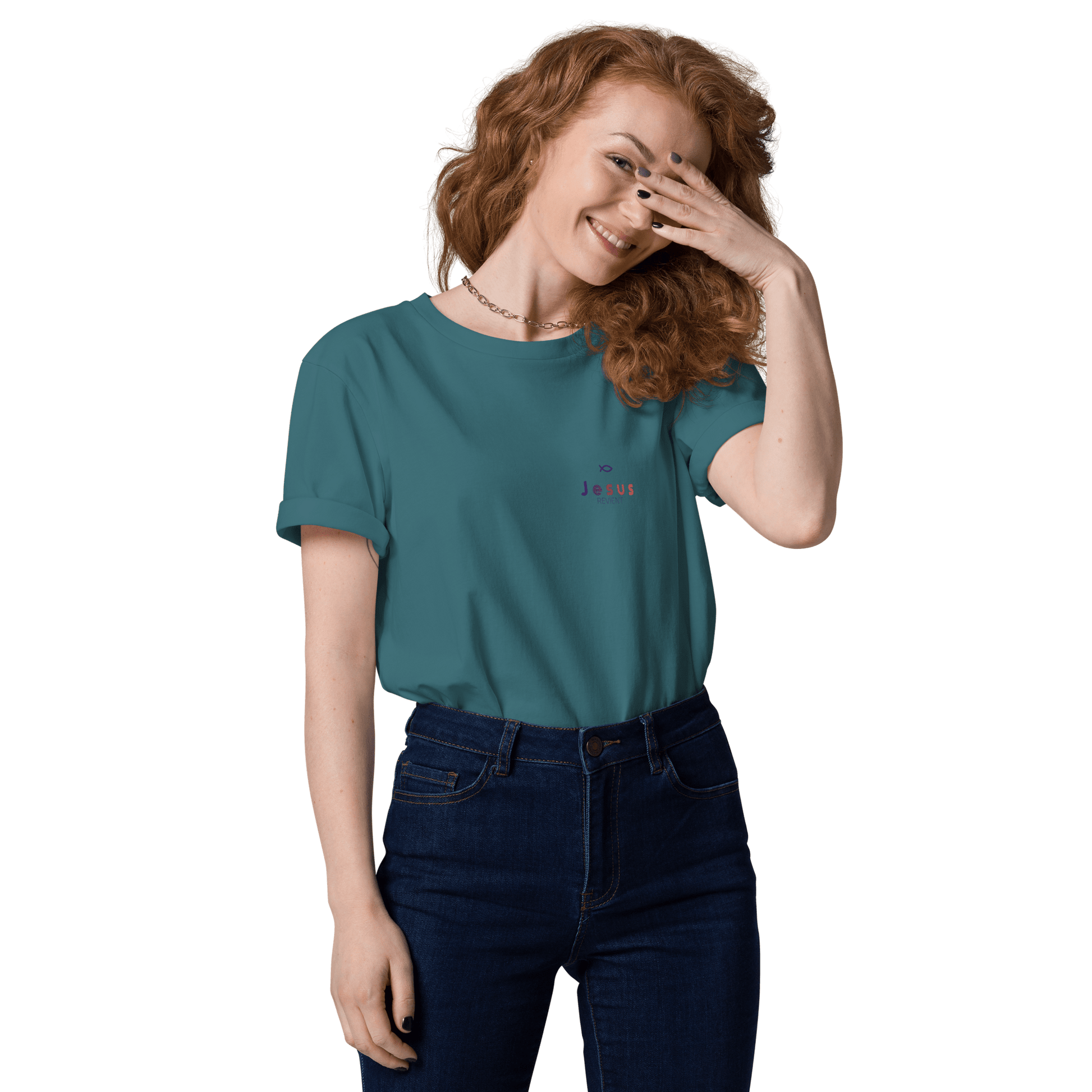 T-shirt unisexe en coton biologique jesus sauveT - SHIRTGoVibeshop777