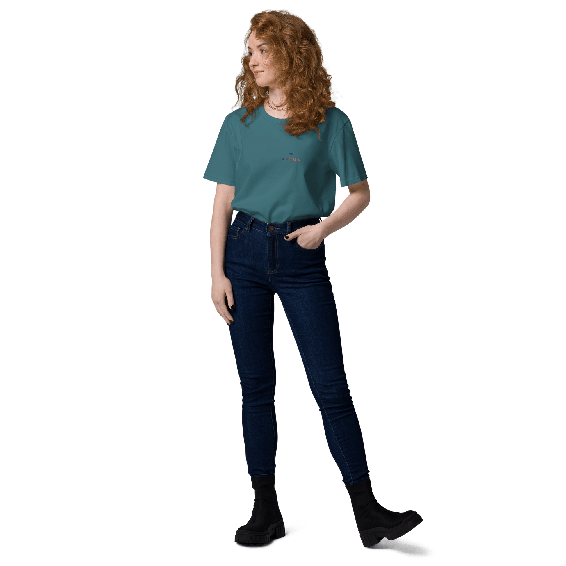 T-shirt unisexe en coton biologique jesus sauveT - SHIRTGoVibeshop777