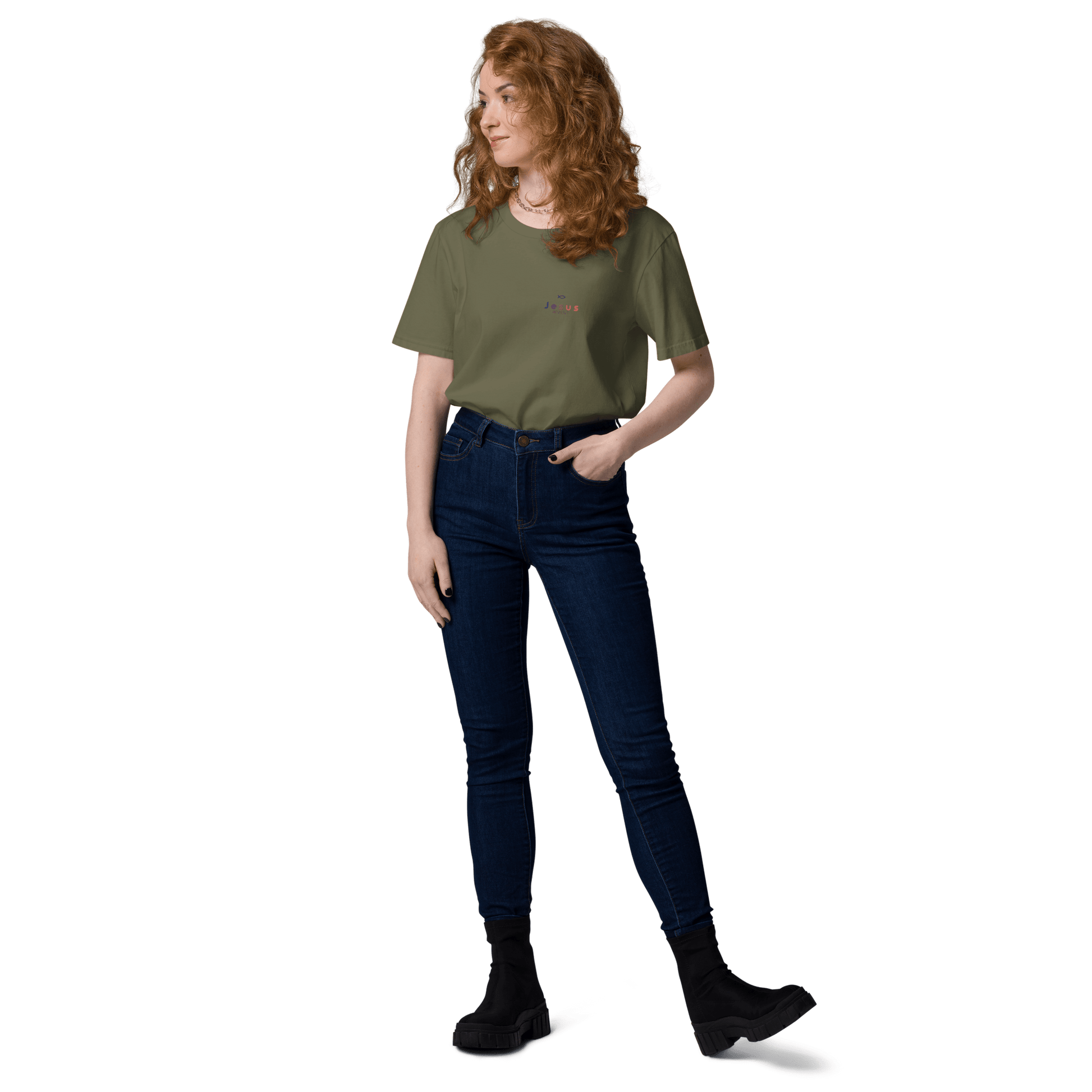 T-shirt unisexe en coton biologique jesus sauveT - SHIRTGoVibeshop777