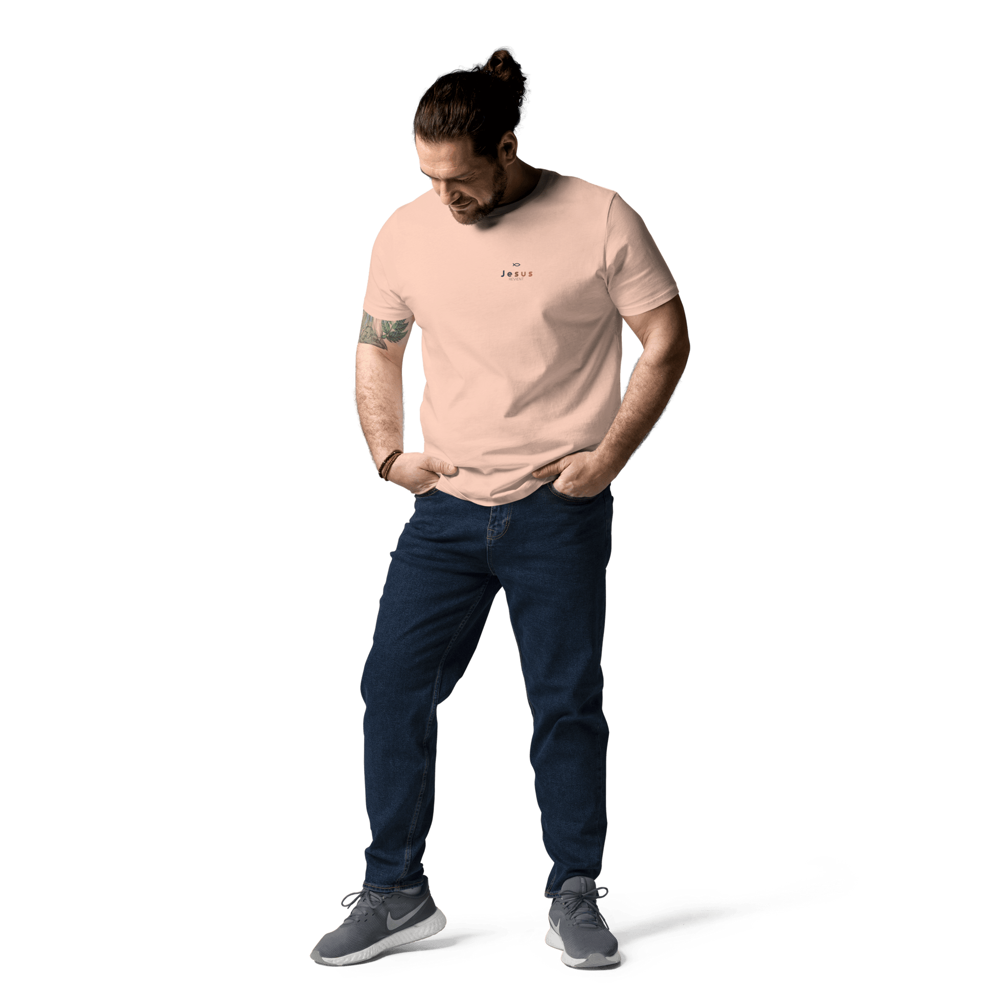 T-shirt unisexe en coton biologique jesus sauveT - SHIRTGoVibeshop777