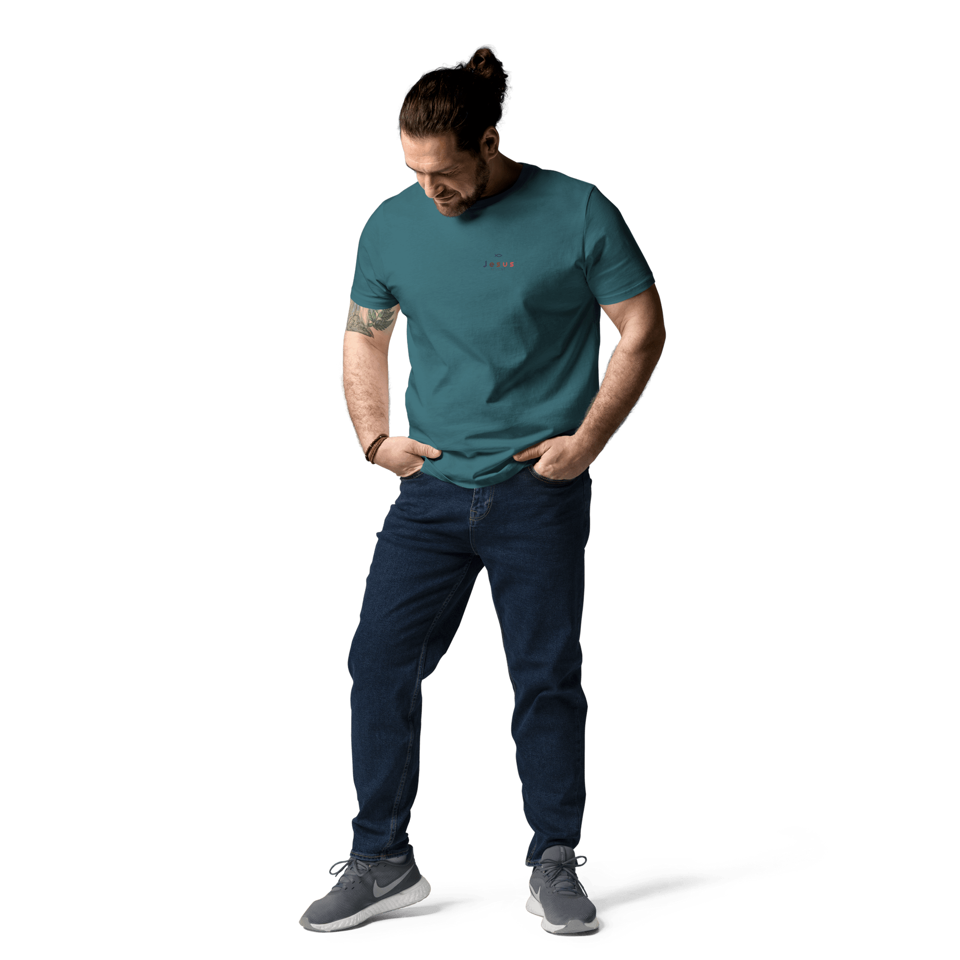 T-shirt unisexe en coton biologique jesus sauveT - SHIRTGoVibeshop777