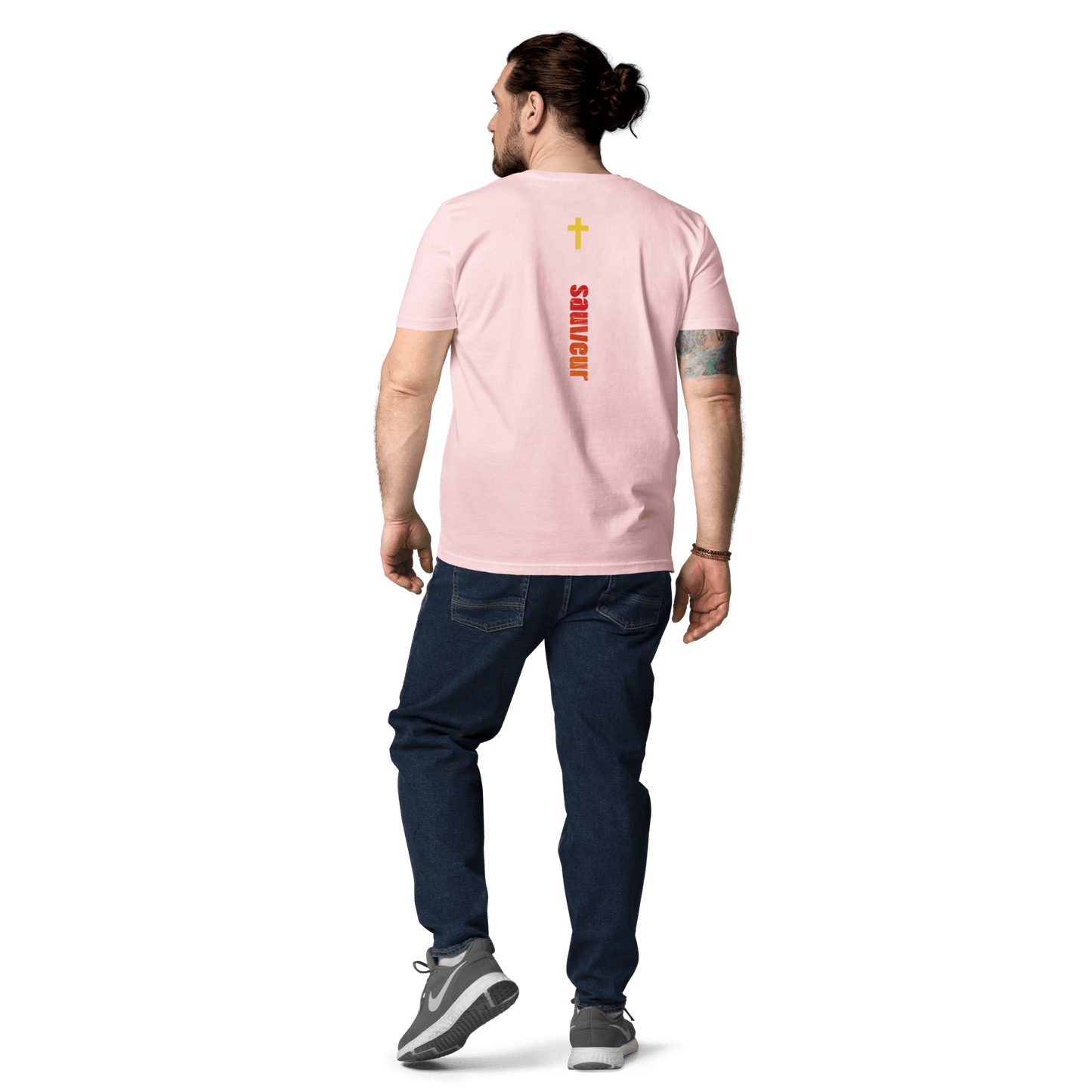 T-shirt unisexe en coton biologique jesus sauveT - SHIRTGoVibeshop777