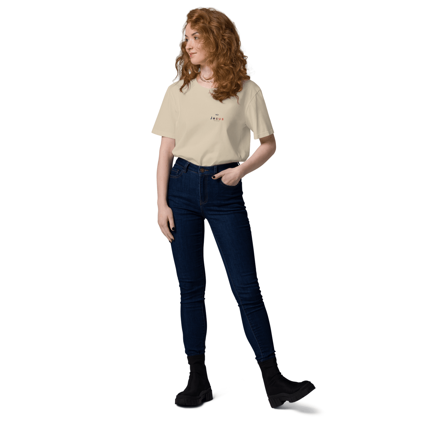 T-shirt unisexe en coton biologique jesus sauveT - SHIRTGoVibeshop777