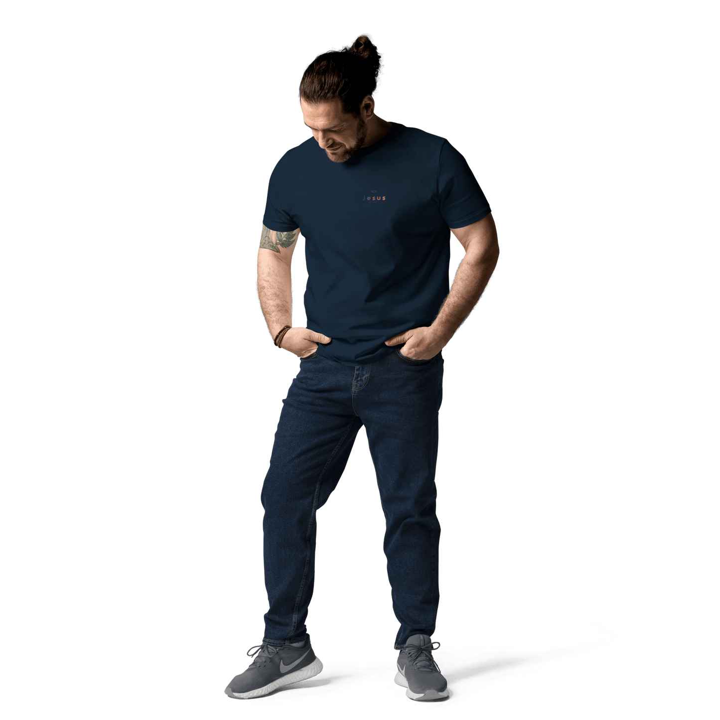 T-shirt unisexe en coton biologique jesus sauveT - SHIRTGoVibeshop777