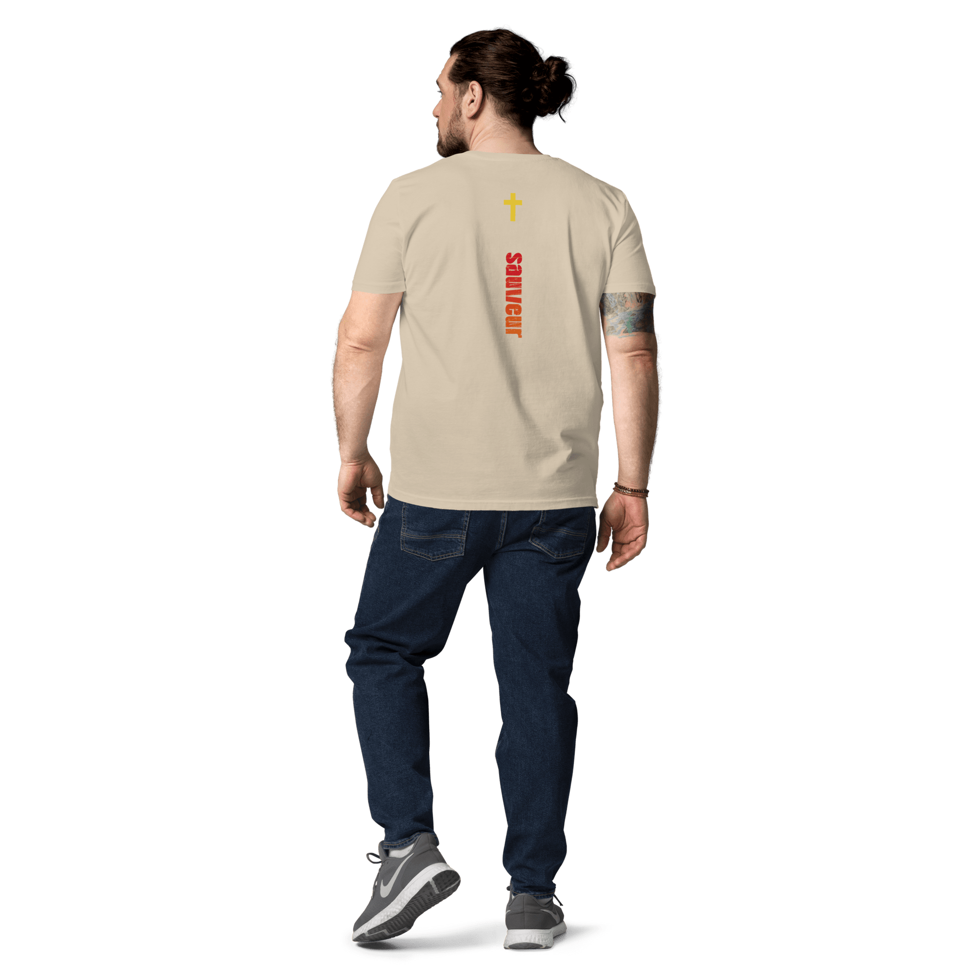 T-shirt unisexe en coton biologique jesus sauveT - SHIRTGoVibeshop777