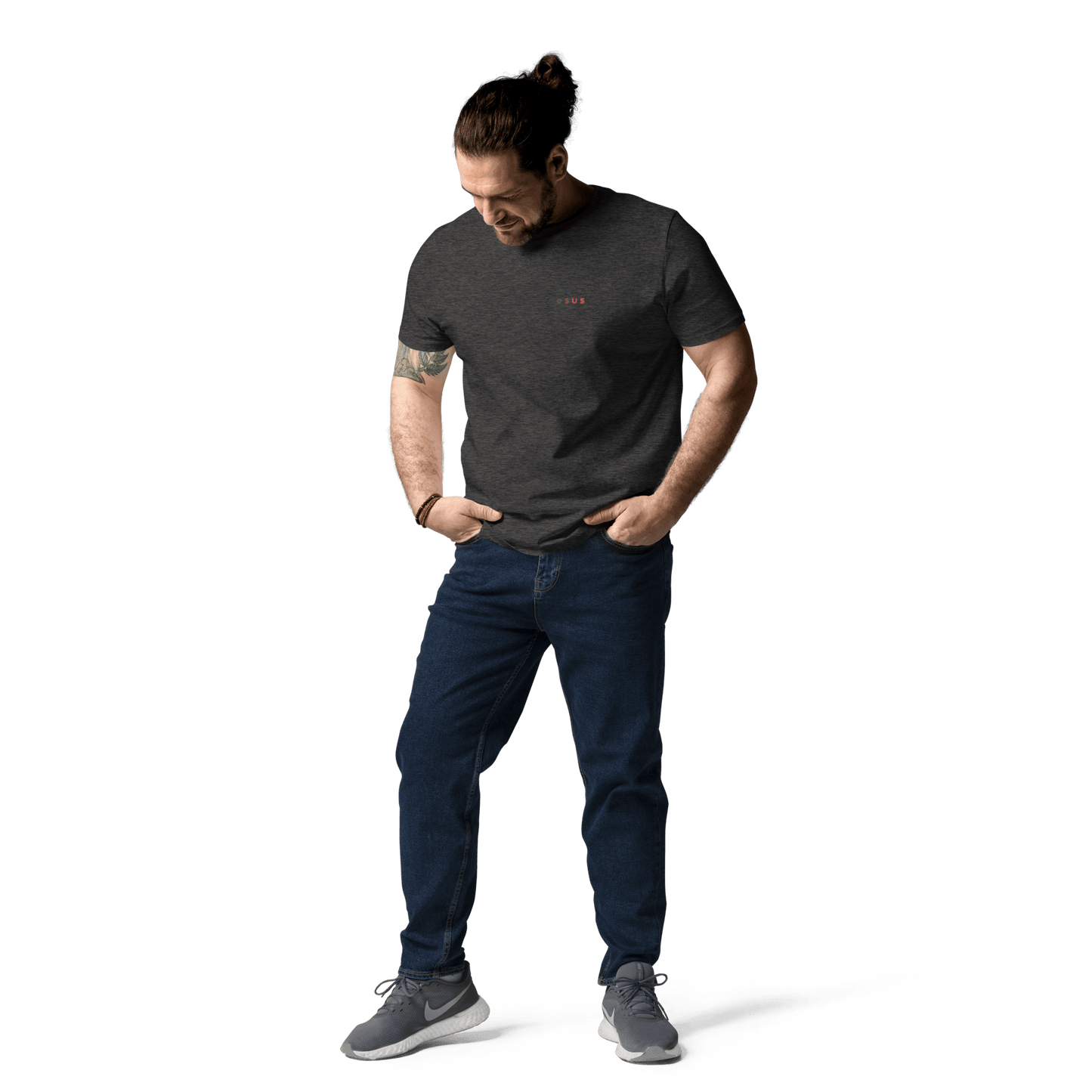 T-shirt unisexe en coton biologique jesus sauveT - SHIRTGoVibeshop777