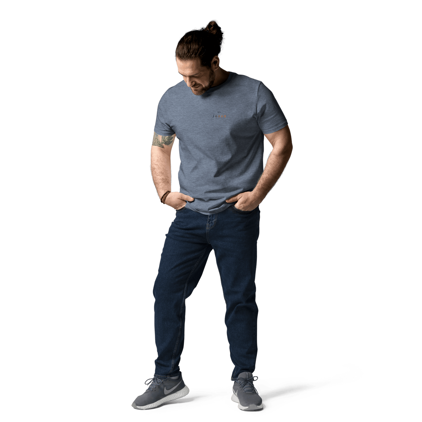 T-shirt unisexe en coton biologique jesus sauveT - SHIRTGoVibeshop777