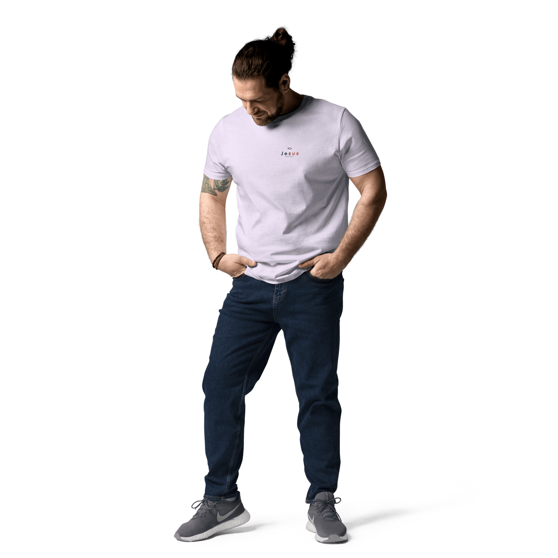 T-shirt unisexe en coton biologique jesus sauveT - SHIRTGoVibeshop777