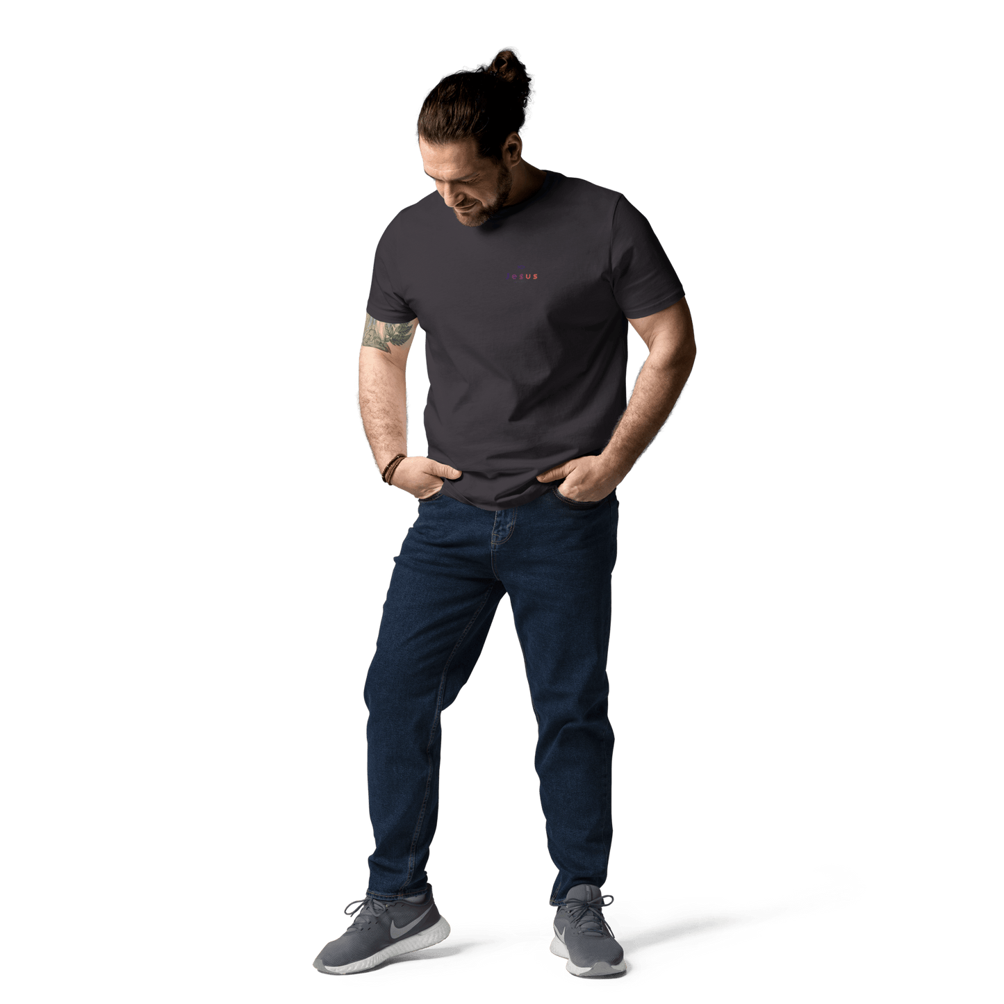 T-shirt unisexe en coton biologique jesus sauveT - SHIRTGoVibeshop777