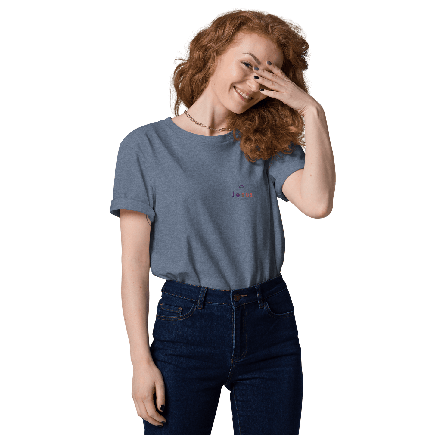 T-shirt unisexe en coton biologique jesus sauveT - SHIRTGoVibeshop777