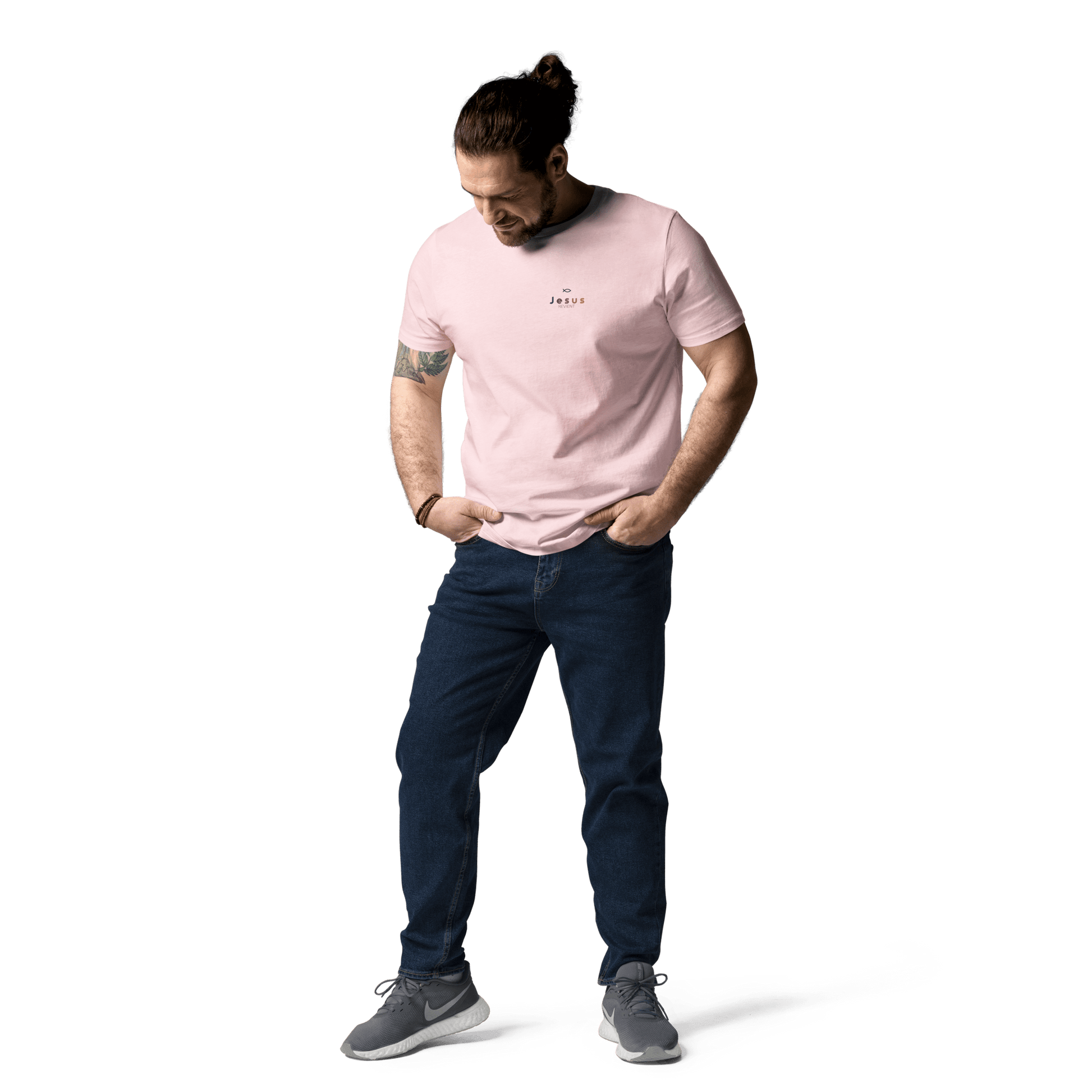 T-shirt unisexe en coton biologique jesus sauveT - SHIRTGoVibeshop777