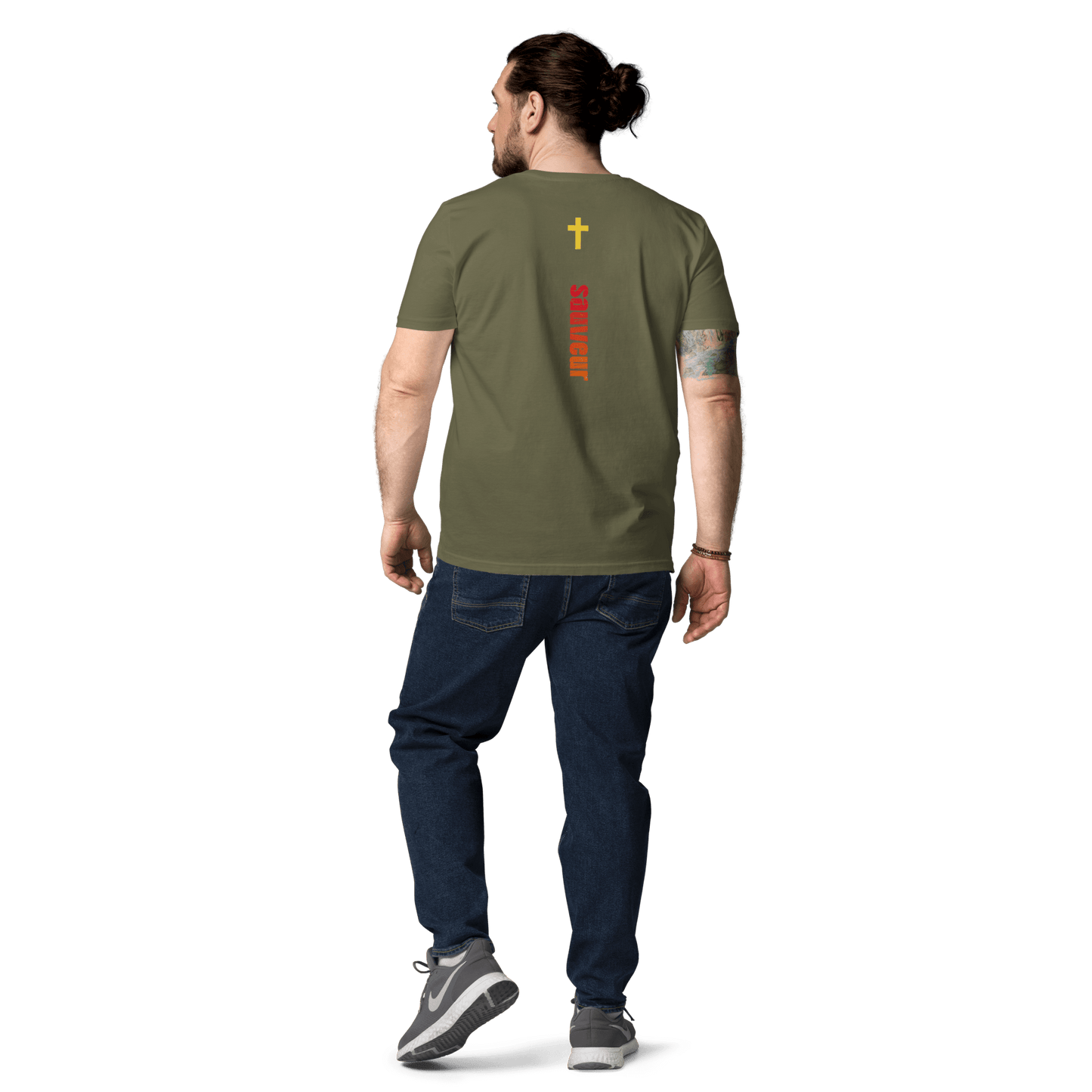 T-shirt unisexe en coton biologique jesus sauveT - SHIRTGoVibeshop777