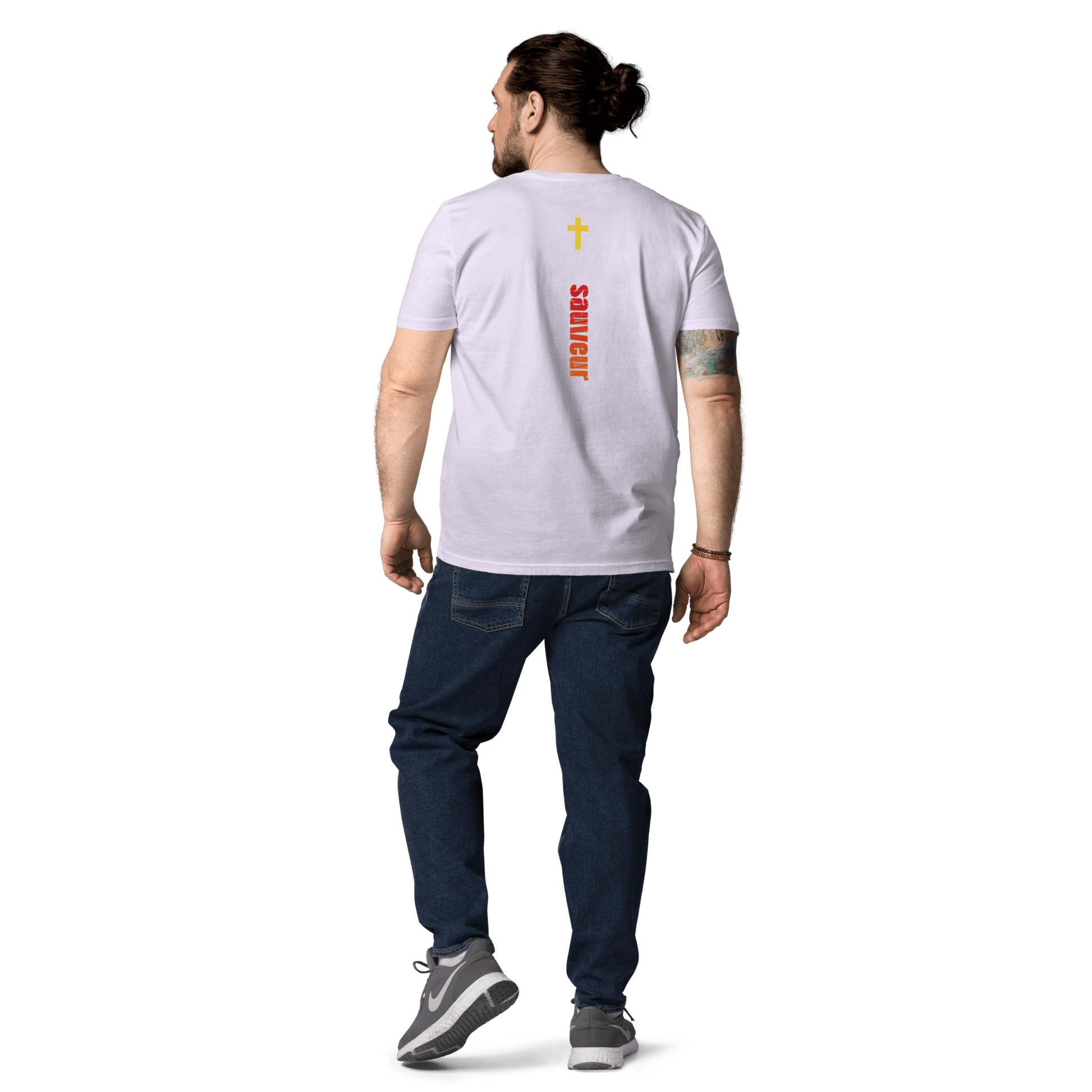 T-shirt unisexe en coton biologique jesus sauveT - SHIRTGoVibeshop777