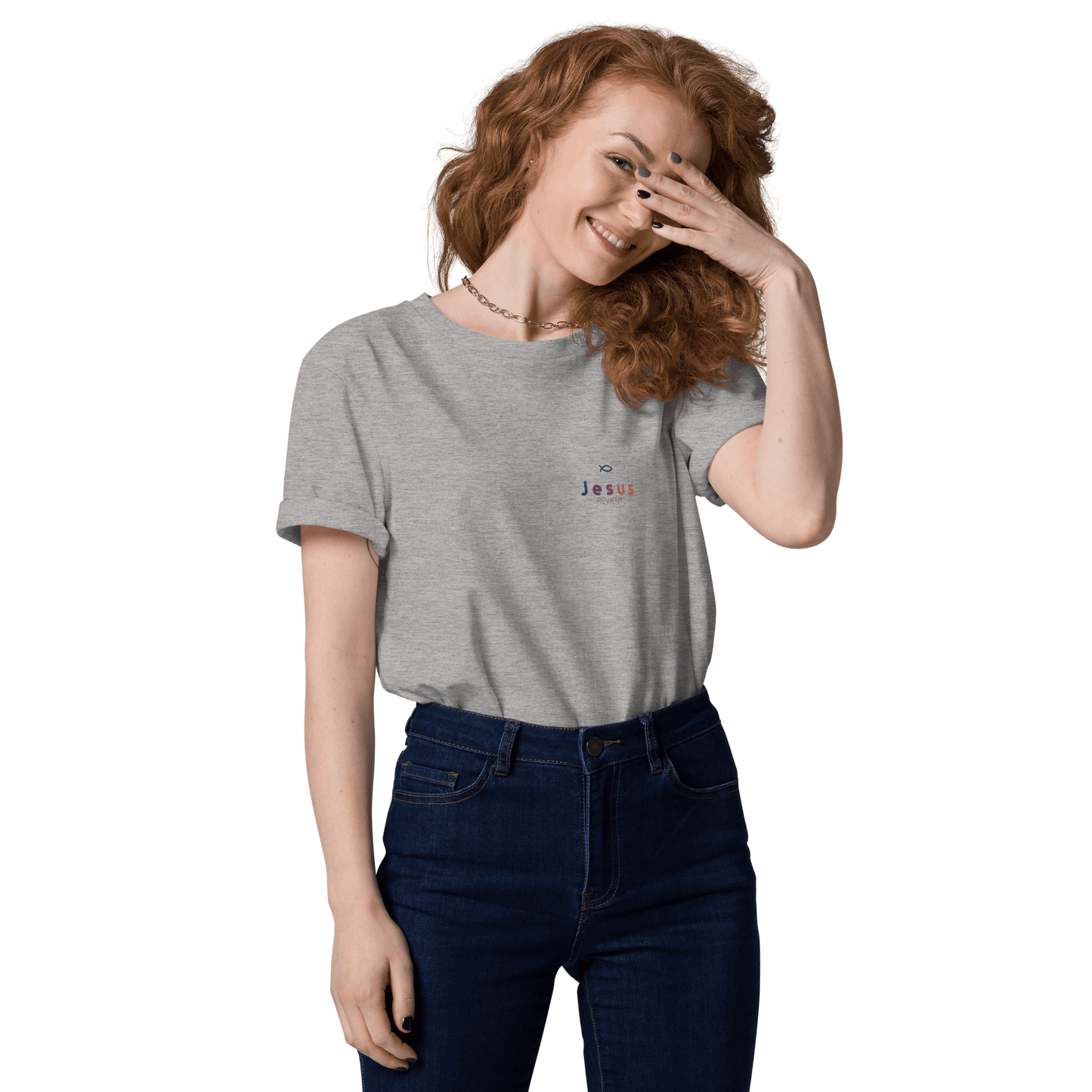 T-shirt unisexe en coton biologique jesus sauveT - SHIRTGoVibeshop777