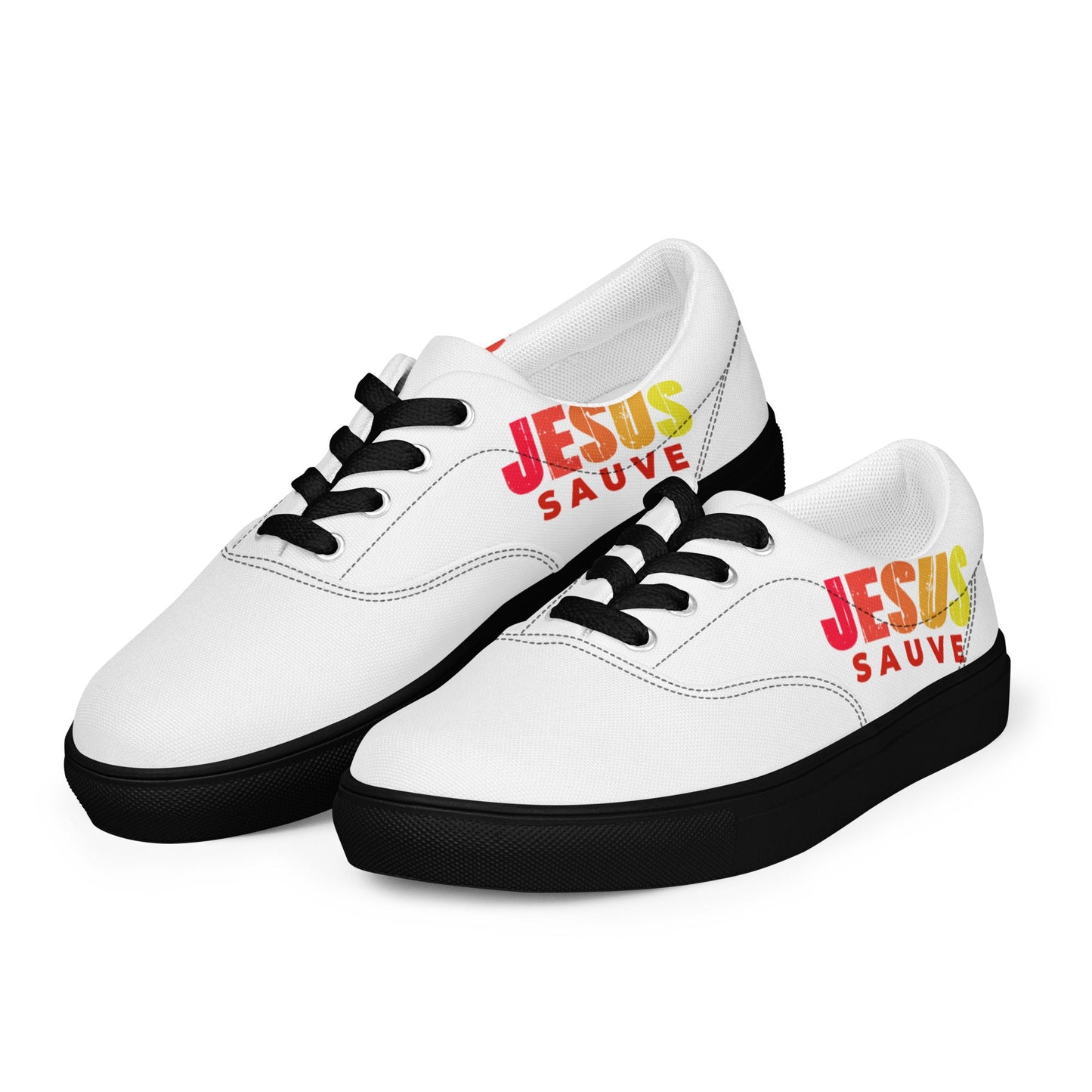 Tennis en toile jesus sauveSHOESGoVibeshop777