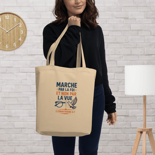 Tote Bag Bio marche par la foiGoVibeshop777