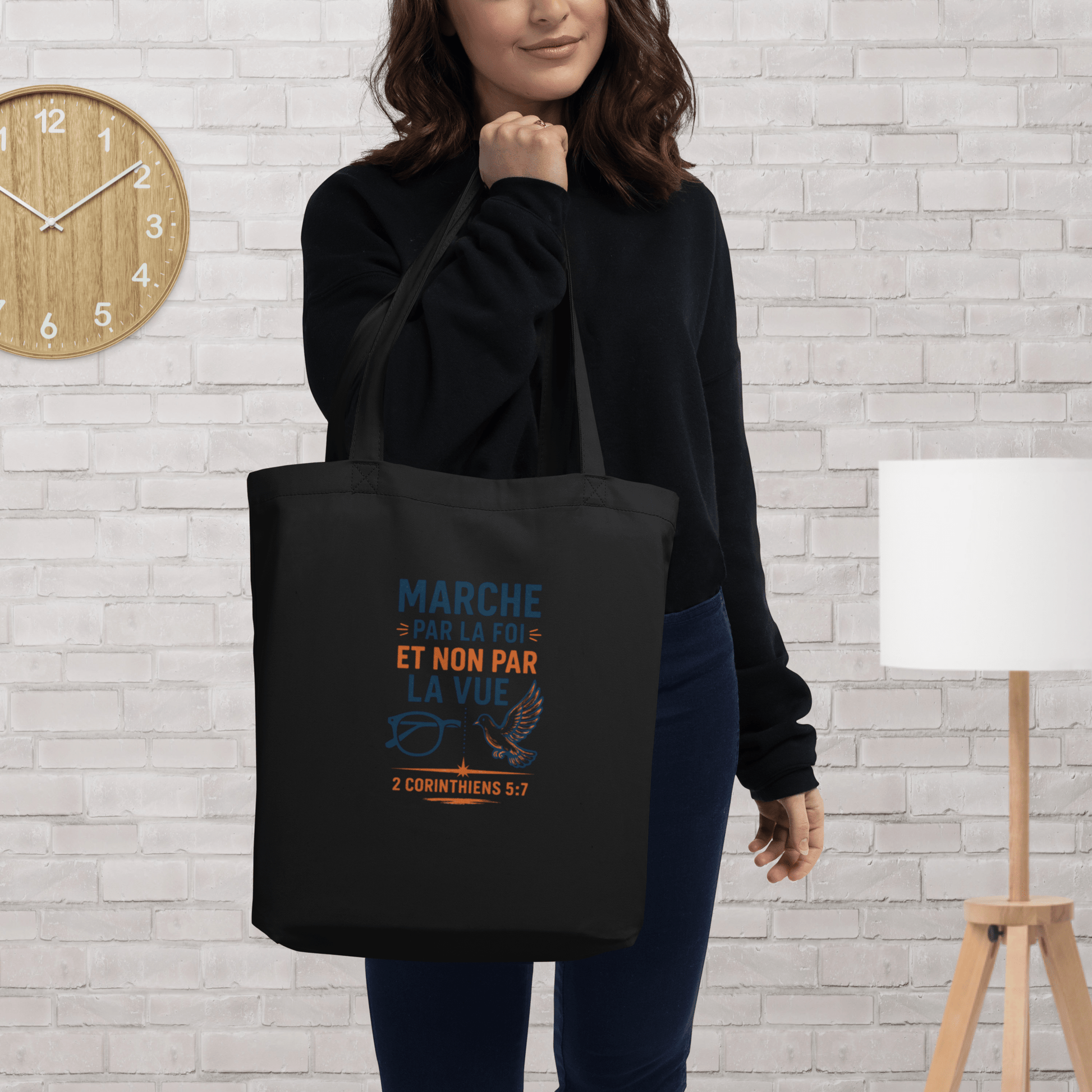 Tote Bag Bio marche par la foiGoVibeshop777